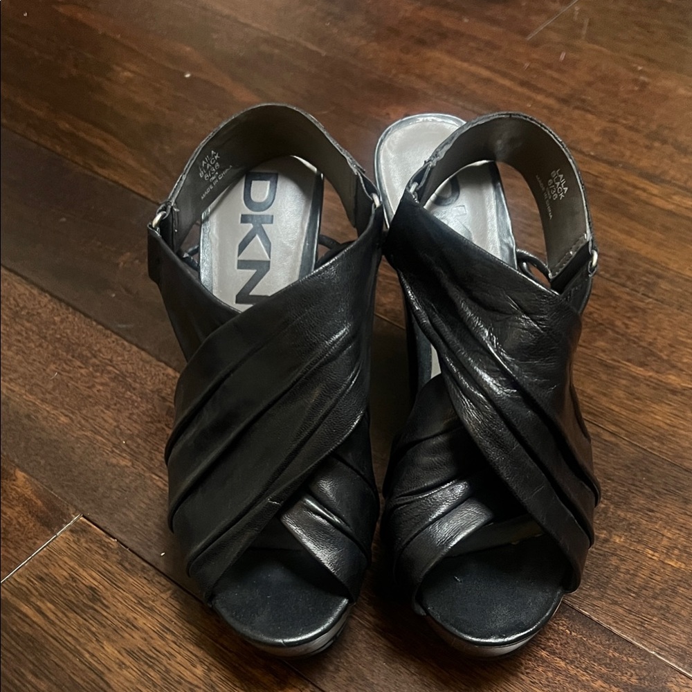 DKNY Black Strappy Sandals. Laila sandals size 36